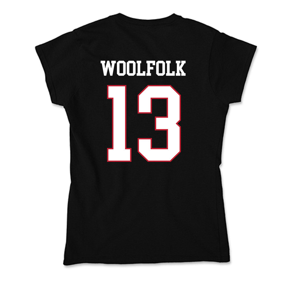 Miami of Ohio - NCAA Men's Basketball : Antwone Woolfolk - Soft Style Women’s T-Shirt-1