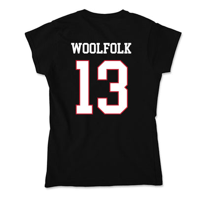 Miami of Ohio - NCAA Men's Basketball : Antwone Woolfolk - Soft Style Women’s T-Shirt-1