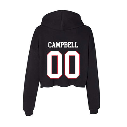 Miami of Ohio - NCAA Softball : Mckenna Campbell - Women's Crop Fleece Hoodie-1