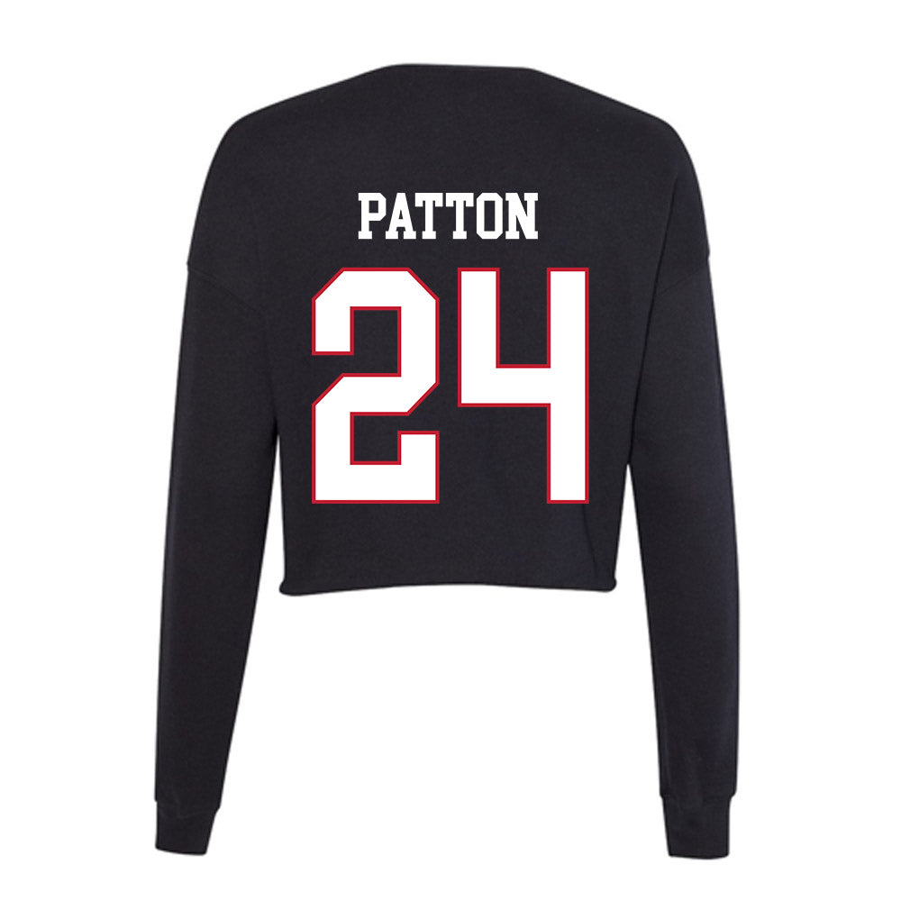 Miami of Ohio - NCAA Softball : Madie Patton - Women's Cropped Crew Fleece-1