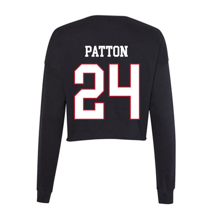 Miami of Ohio - NCAA Softball : Madie Patton - Women's Cropped Crew Fleece-1