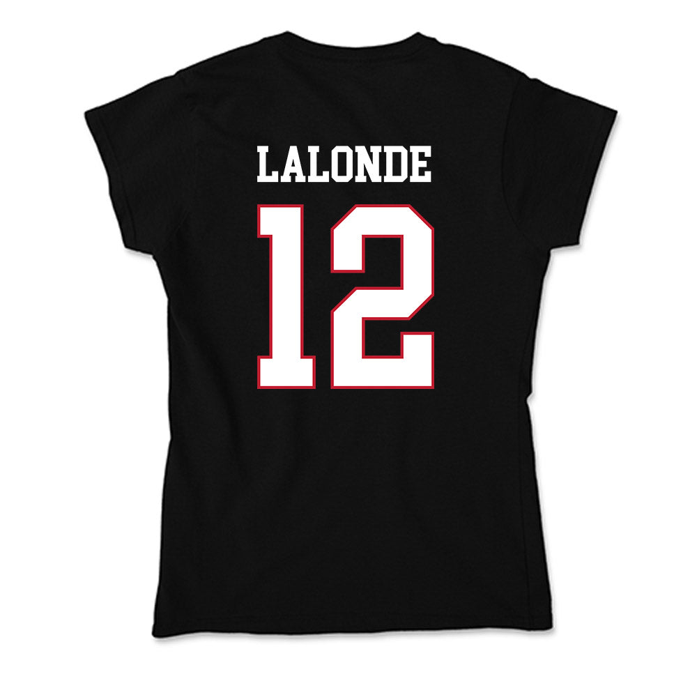 Miami of Ohio - NCAA Men's Ice Hockey : Owen Lalonde - Soft Style Women’s T-Shirt-1