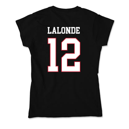 Miami of Ohio - NCAA Men's Ice Hockey : Owen Lalonde - Soft Style Women’s T-Shirt-1