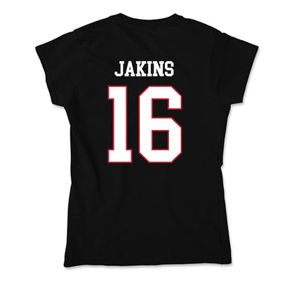 Miami of Ohio - NCAA Women's Soccer : Layla Jakins - Soft Style Women’s T-Shirt-1
