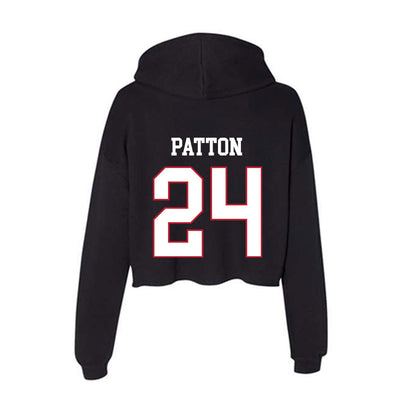 Miami of Ohio - NCAA Softball : Madie Patton - Women's Crop Fleece Hoodie-1
