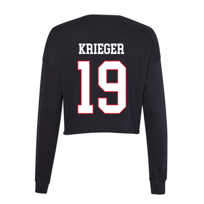 Miami of Ohio - NCAA Softball : Shelbie Krieger - Women's Cropped Crew Fleece-1