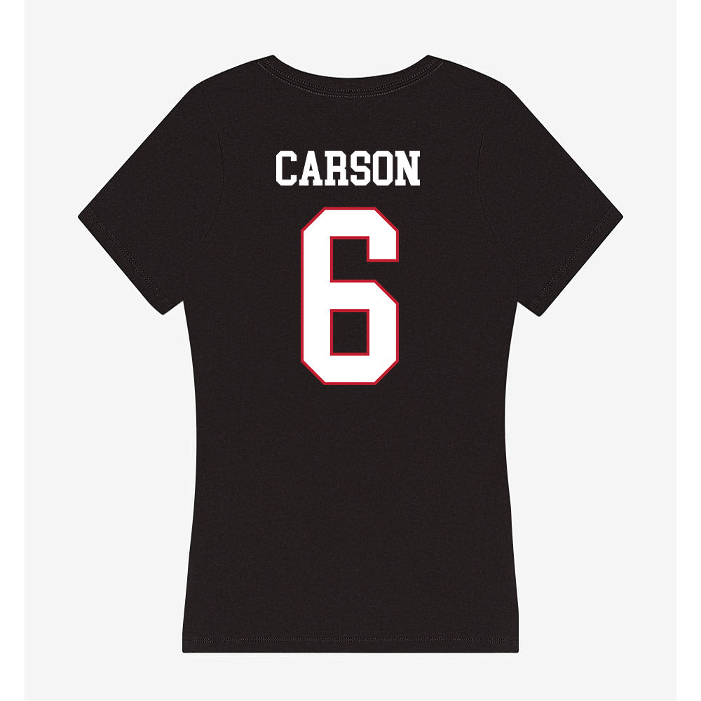 Miami of Ohio - NCAA Women's Soccer : Coltie Carson - Women's V-Neck T-Shirt-1