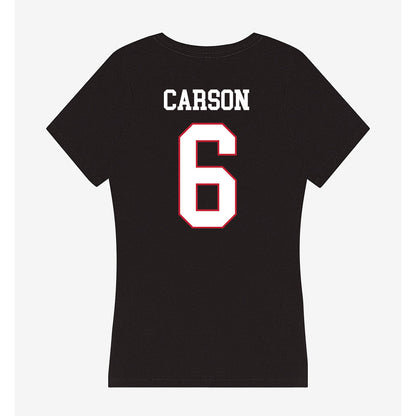 Miami of Ohio - NCAA Women's Soccer : Coltie Carson - Women's V-Neck T-Shirt-1