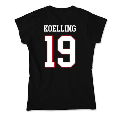 Miami of Ohio - NCAA Baseball : Alex Koelling - Soft Style Women’s T-Shirt-1