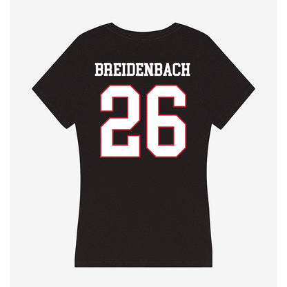 Miami of Ohio - NCAA Baseball : Mason Breidenbach - Women's V-Neck T-Shirt-1