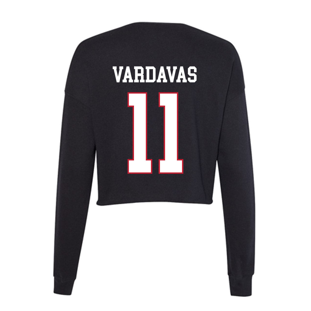 Miami of Ohio - NCAA Baseball : Nick Vardavas - Women's Cropped Crew Fleece-1