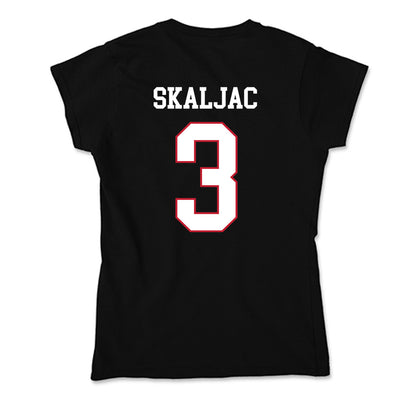 Miami of Ohio - NCAA Men's Basketball : Luke Skaljac - Soft Style Women’s T-Shirt-1