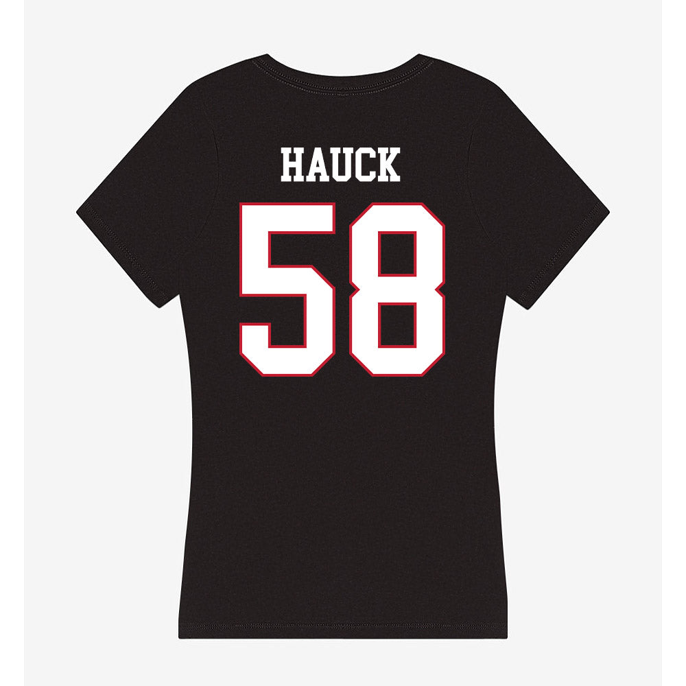 Miami of Ohio - NCAA Football : Maximus Hauck - Classic Shersey Women's V-Neck T-Shirt-1