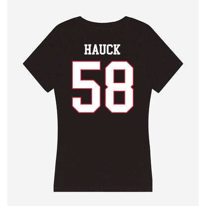 Miami of Ohio - NCAA Football : Maximus Hauck - Classic Shersey Women's V-Neck T-Shirt-1