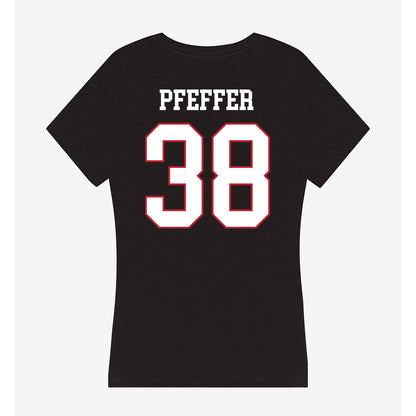 Miami of Ohio - NCAA Baseball : Kaden Pfeffer - Women's V-Neck T-Shirt-1