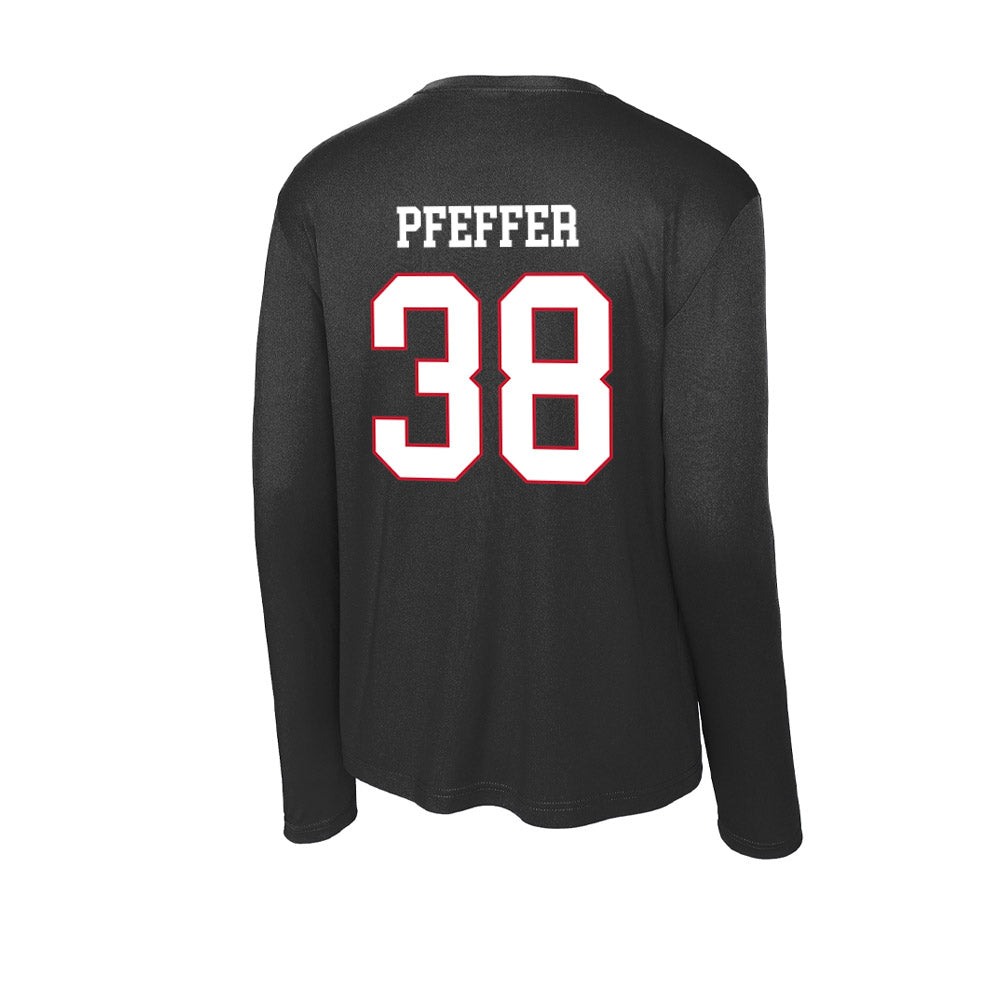 Miami of Ohio - NCAA Baseball : Kaden Pfeffer - Activewear Long Sleeve T-Shirt-1