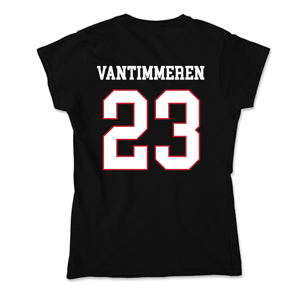 Miami of Ohio - NCAA Women's Basketball : Emily Vantimmeren - Soft Style Women’s T-Shirt-1