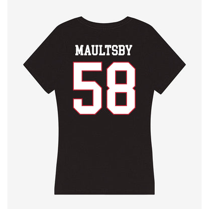 Miami of Ohio - NCAA Football : Gray Maultsby - Women's V-Neck T-Shirt-1