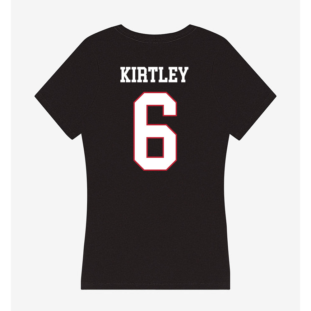 Miami of Ohio - NCAA Baseball : Ryder Kirtley - Women's V-Neck T-Shirt-1