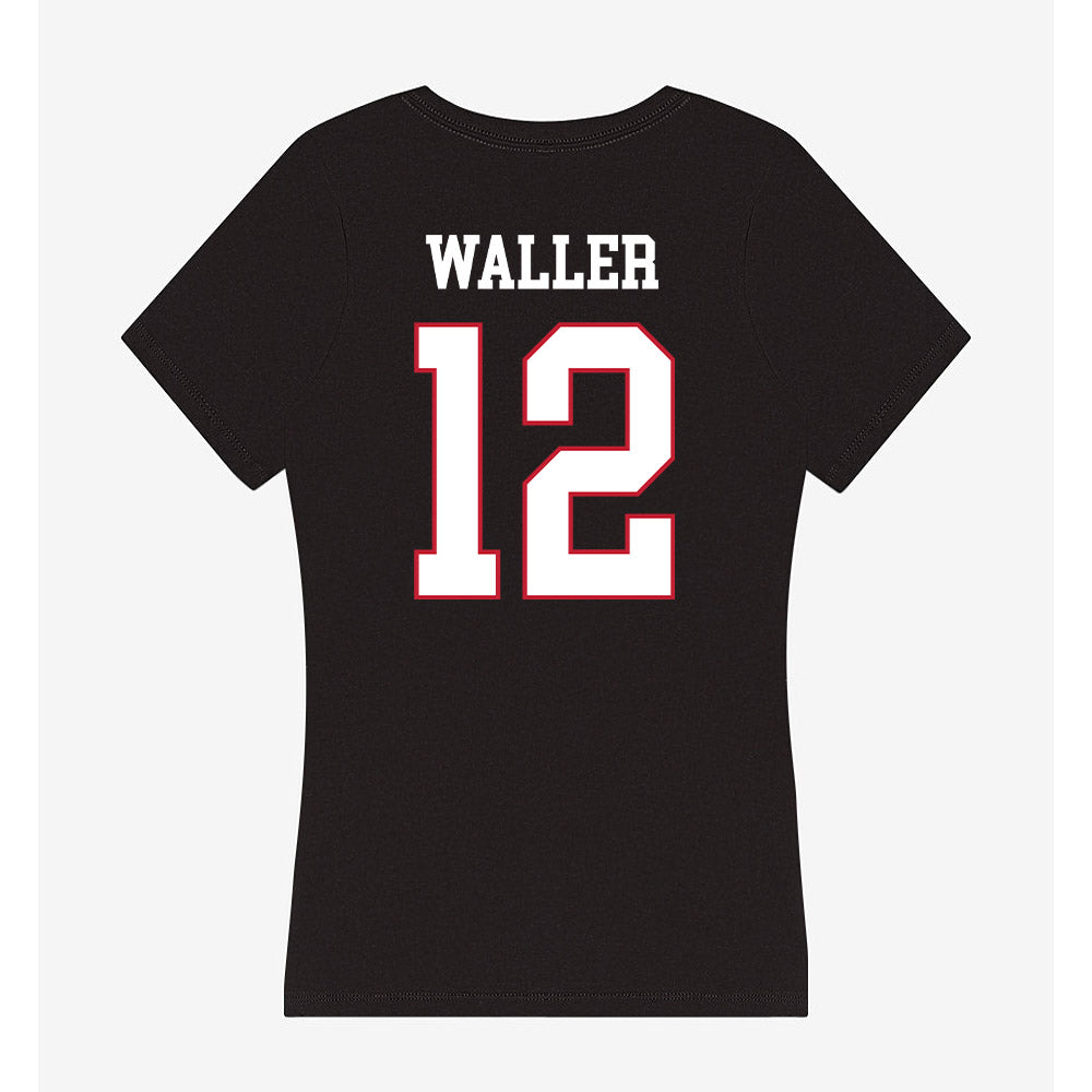 Miami of Ohio - NCAA Women's Volleyball : Sydney Waller - Women's V-Neck T-Shirt-1