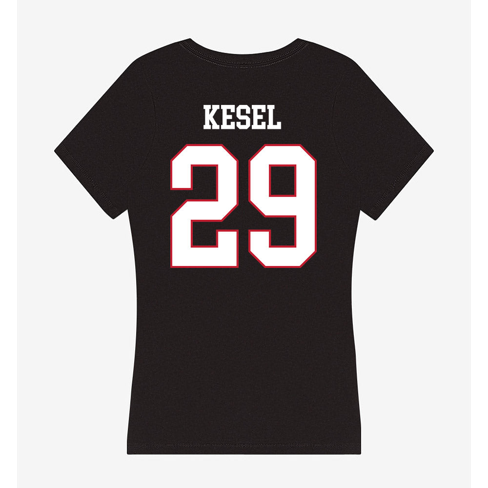 Miami of Ohio - NCAA Baseball : Kyle Kesel - Women's V-Neck T-Shirt-1