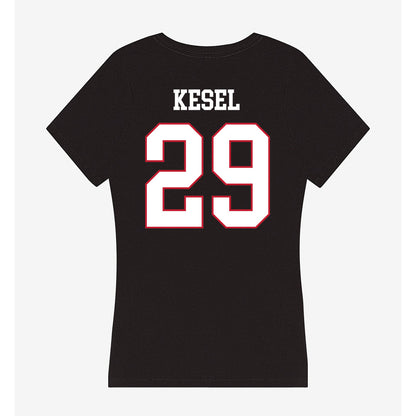 Miami of Ohio - NCAA Baseball : Kyle Kesel - Women's V-Neck T-Shirt-1