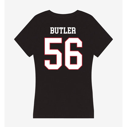 Miami of Ohio - NCAA Football : Mitchell Butler - Women's V-Neck T-Shirt-1