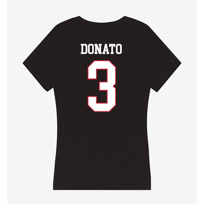 Miami of Ohio - NCAA Men's Ice Hockey : Nick Donato - Women's V-Neck T-Shirt-1