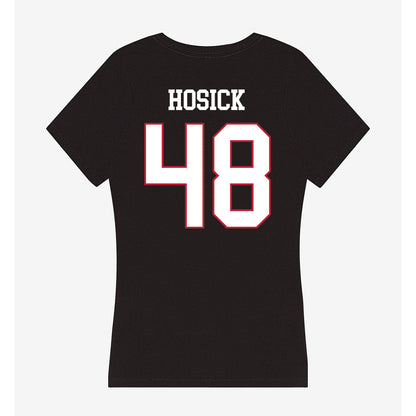Miami of Ohio - NCAA Softball : Presley Hosick - Women's V-Neck T-Shirt-1