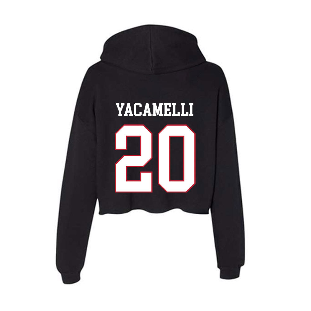 Miami of Ohio - NCAA Football : Cade Yacamelli - Women's Crop Fleece Hoodie-1