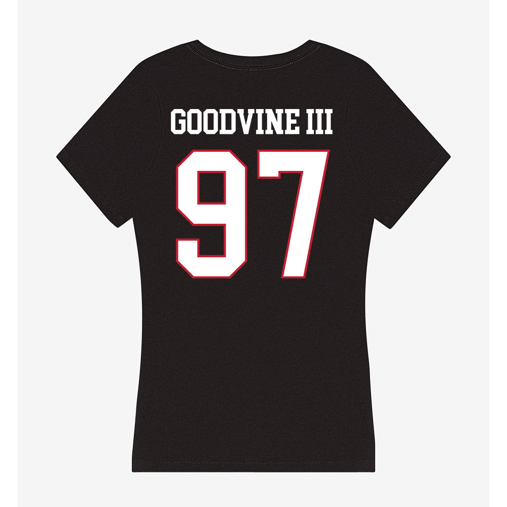 Miami of Ohio - NCAA Football : William Goodvine III - Women's V-Neck T-Shirt-1