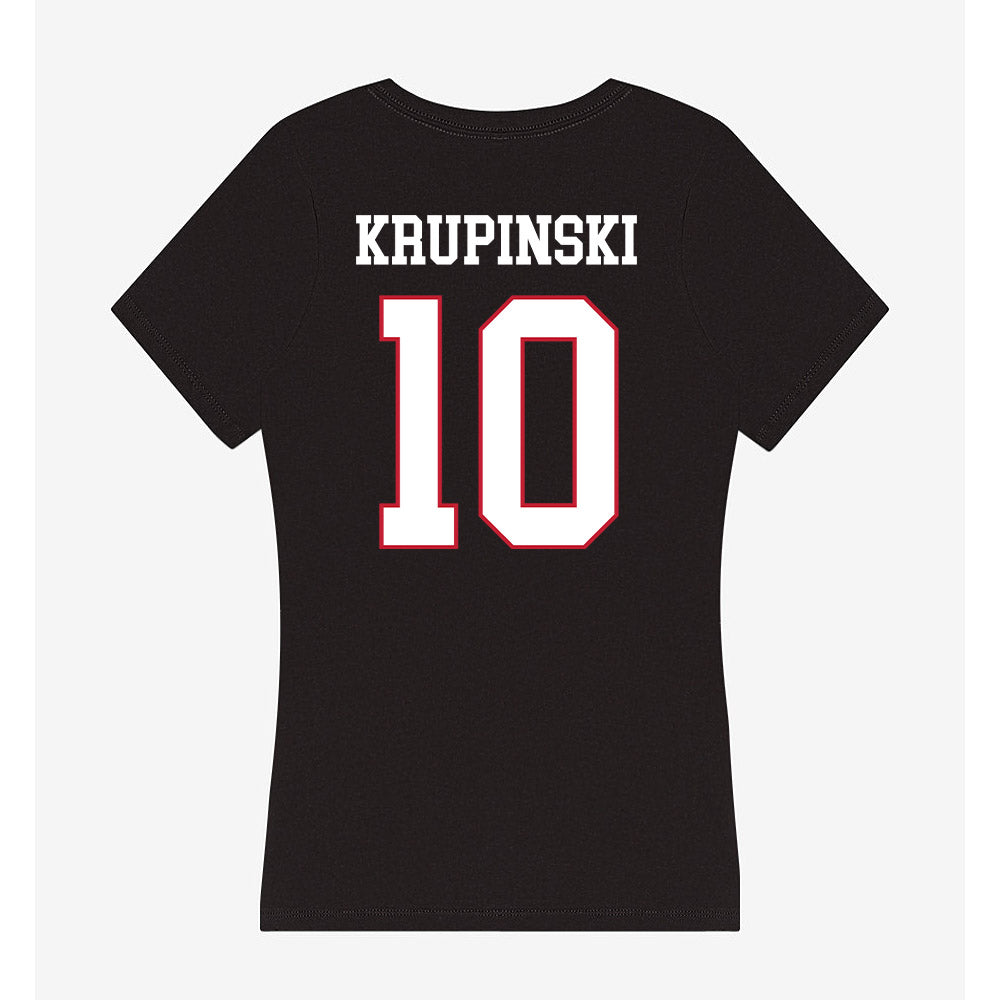 Miami of Ohio - NCAA Baseball : Dominic Krupinski - Women's V-Neck T-Shirt-1