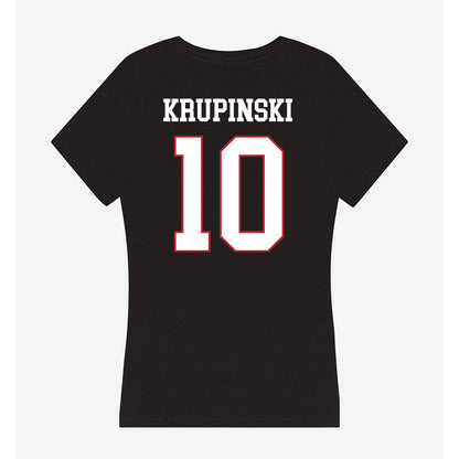 Miami of Ohio - NCAA Baseball : Dominic Krupinski - Women's V-Neck T-Shirt-1