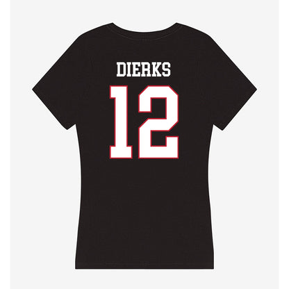 Miami of Ohio - NCAA Baseball : Marcus Dierks - Women's V-Neck T-Shirt-1