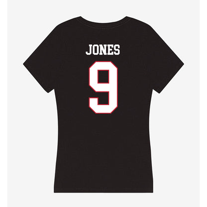Miami of Ohio - NCAA Football : Dshawntae JONES - Women's V-Neck T-Shirt-1