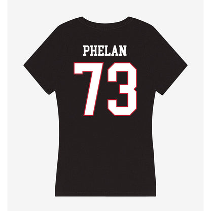 Miami of Ohio - NCAA Men's Ice Hockey : Michael Phelan - Women's V-Neck T-Shirt-1