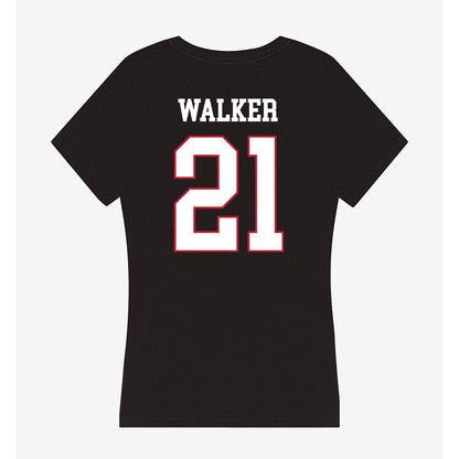 Miami of Ohio - NCAA Men's Ice Hockey : Bradley Walker - Women's V-Neck T-Shirt-1