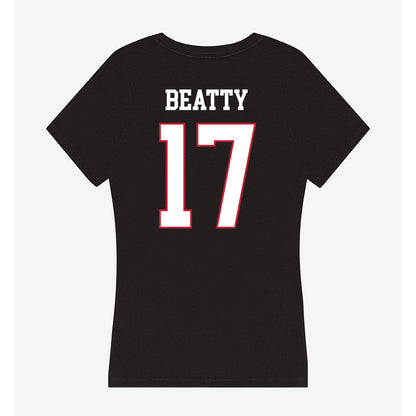 Miami of Ohio - NCAA Softball : Campbell Beatty - Women's V-Neck T-Shirt-1