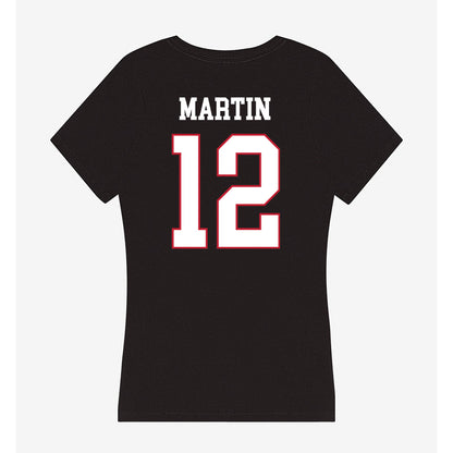 Miami of Ohio - NCAA Football : Kaleb Martin - Women's V-Neck T-Shirt-1