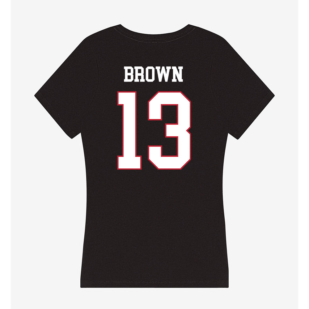 Miami of Ohio - NCAA Softball : Kendall Brown - Classic Shersey Women's V-Neck T-Shirt-1