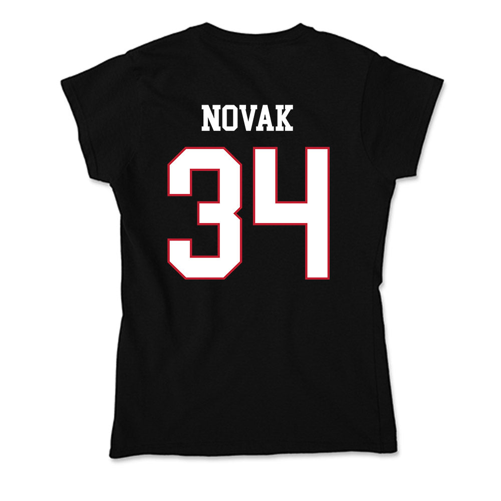 Miami of Ohio - NCAA Baseball : Cameron Novak - Soft Style Women’s T-Shirt-1