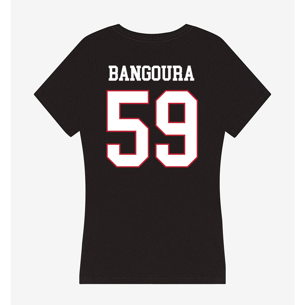 Miami of Ohio - NCAA Football : Mohamed Bangoura - Women's V-Neck T-Shirt-1
