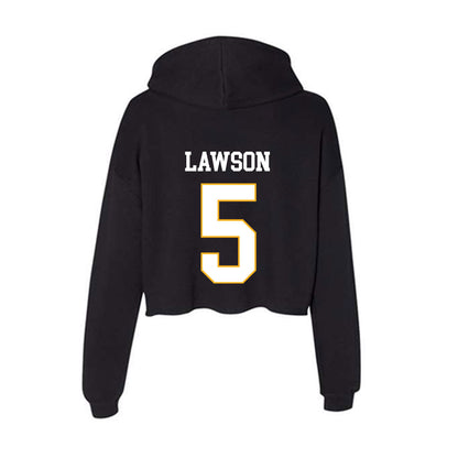 Kennesaw - NCAA Football : TayVion Lawson - Women's Crop Fleece Hooded Sweatshirt-1