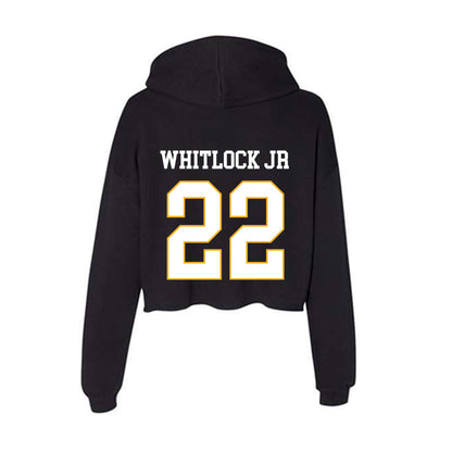 Kennesaw - NCAA Men's Basketball : Marcus Whitlock Jr - Women's Crop Fleece Hoodie-1
