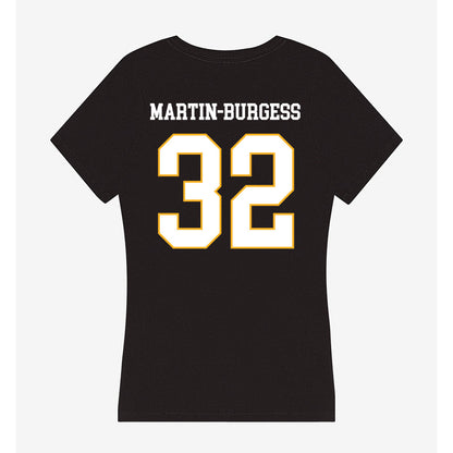 Kennesaw - NCAA Football : Jaden Martin-Burgess - Women's V-Neck T-Shirt-1