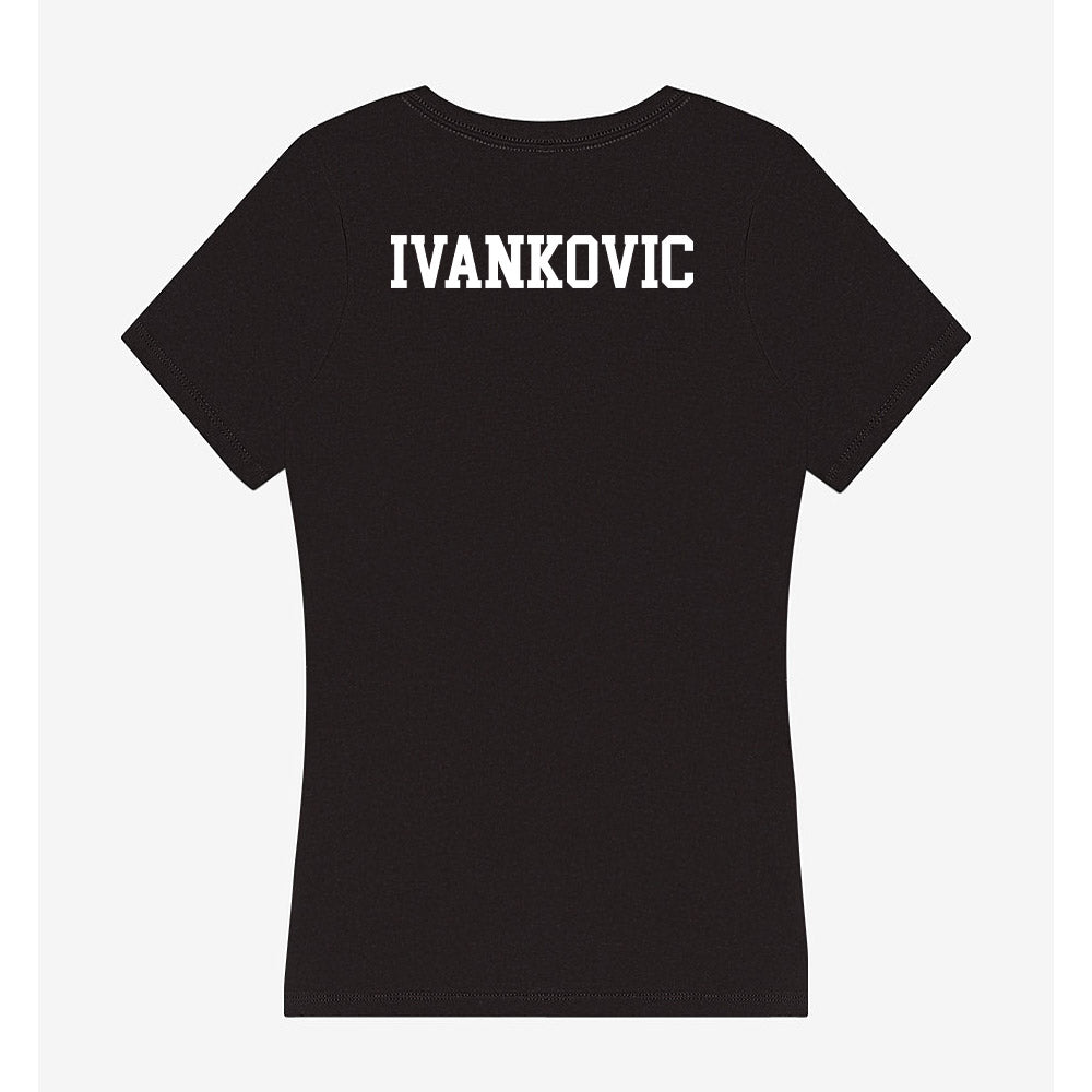 Kennesaw - NCAA Women's Tennis : Maria Ivankovic - Women's V-Neck T-Shirt-1