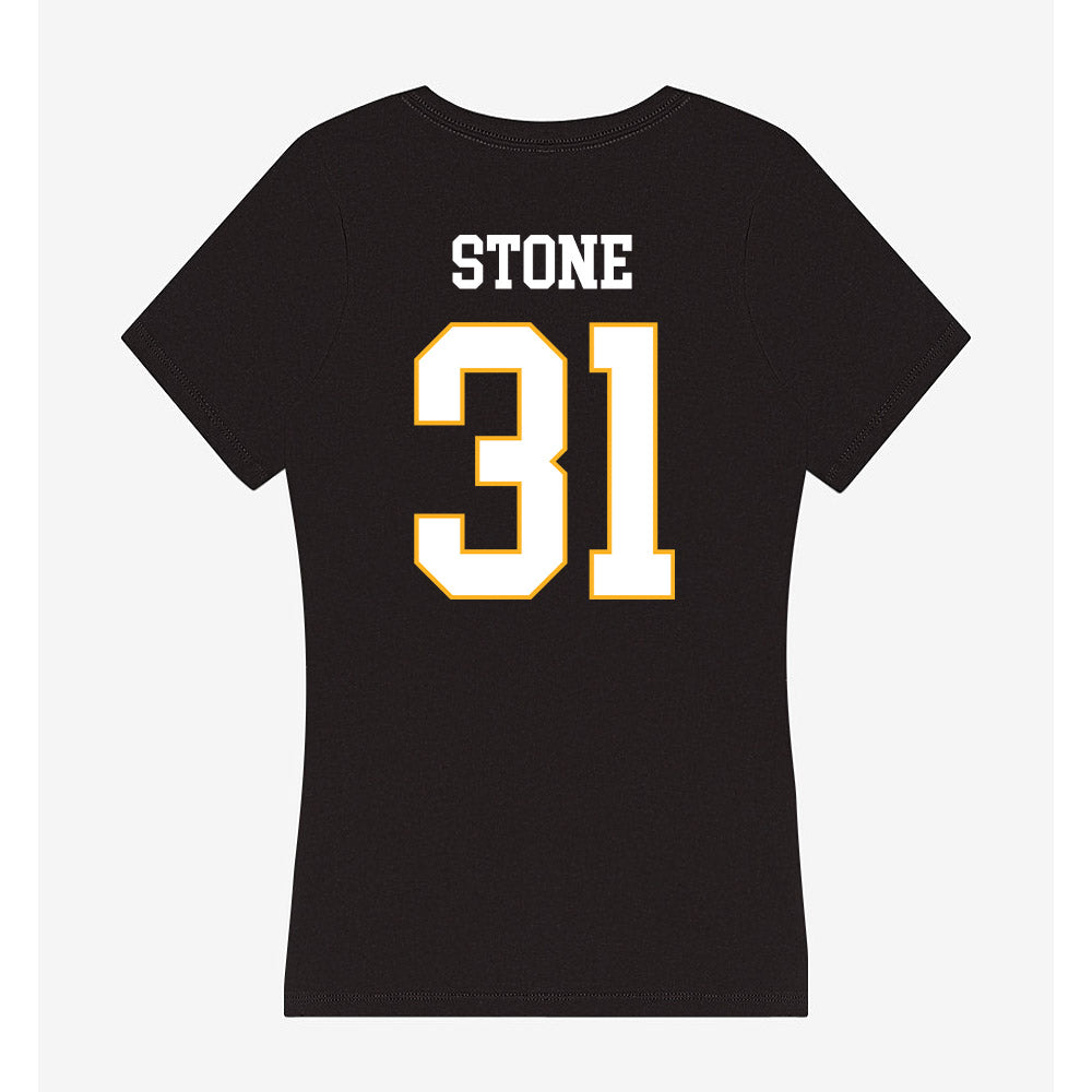 Kennesaw - NCAA Men's Basketball : Charles Stone - Women's V-Neck T-Shirt-1