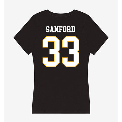 Kennesaw - NCAA Football : Montra Sanford - Women's V-Neck T-Shirt-1