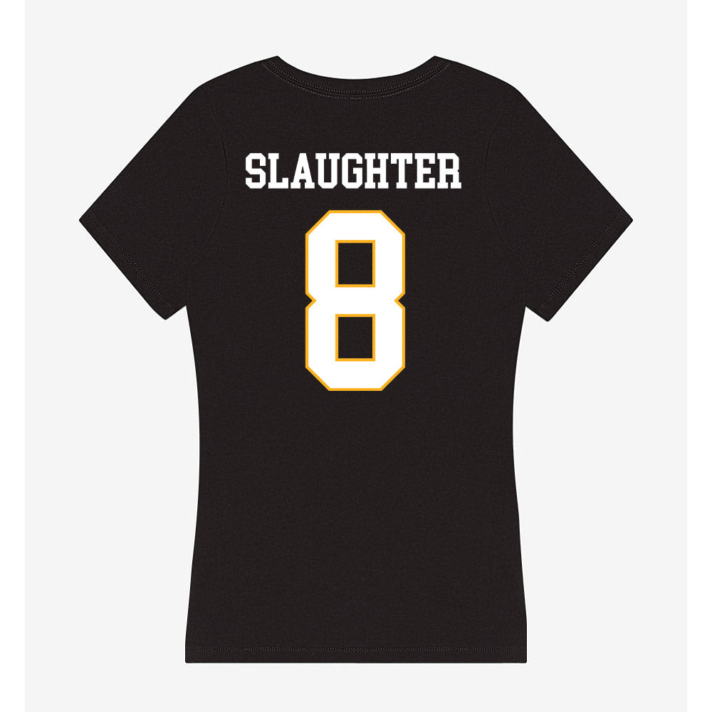Kennesaw - NCAA Football : Devaughn Slaughter - Women's V-Neck T-Shirt-1