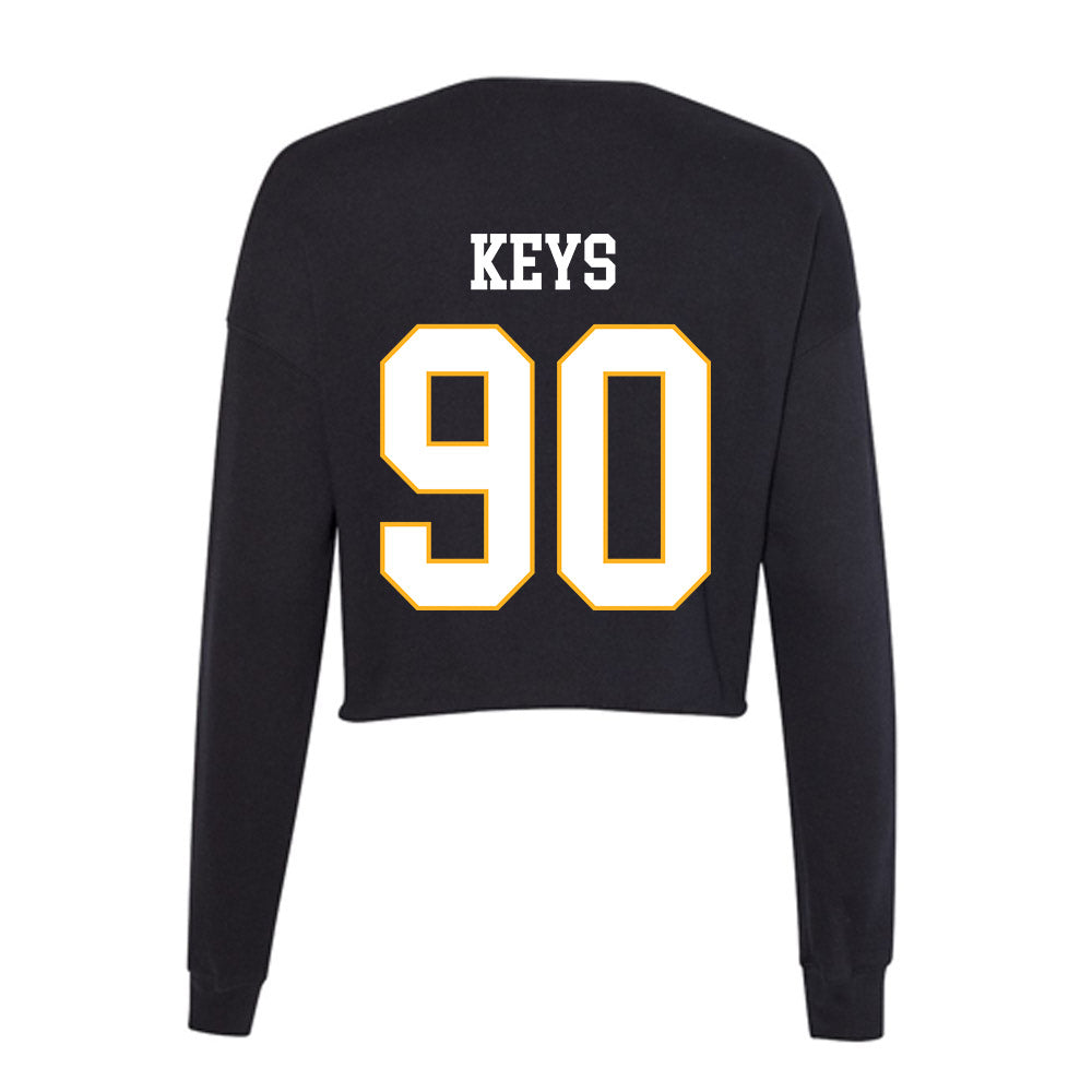 Kennesaw - NCAA Football : Jonathan Keys - Women's Cropped Crew Fleece-1